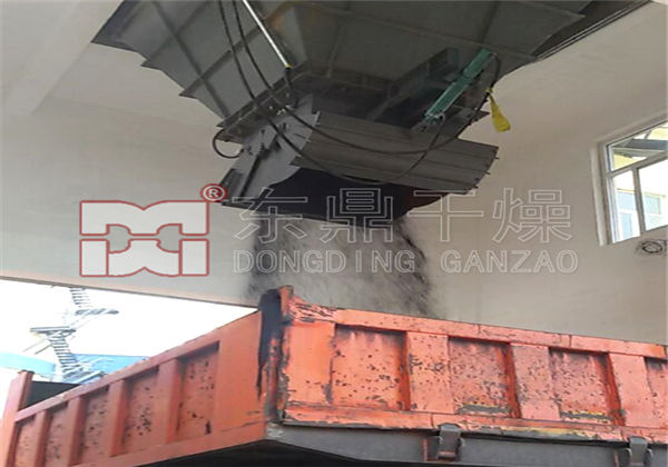 煤泥烘干機調試現場